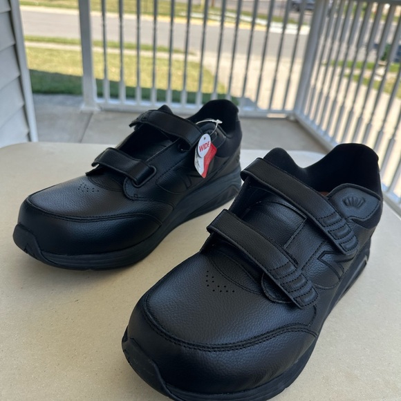 Black Velcro Sneakers - Picture 1 of 8
